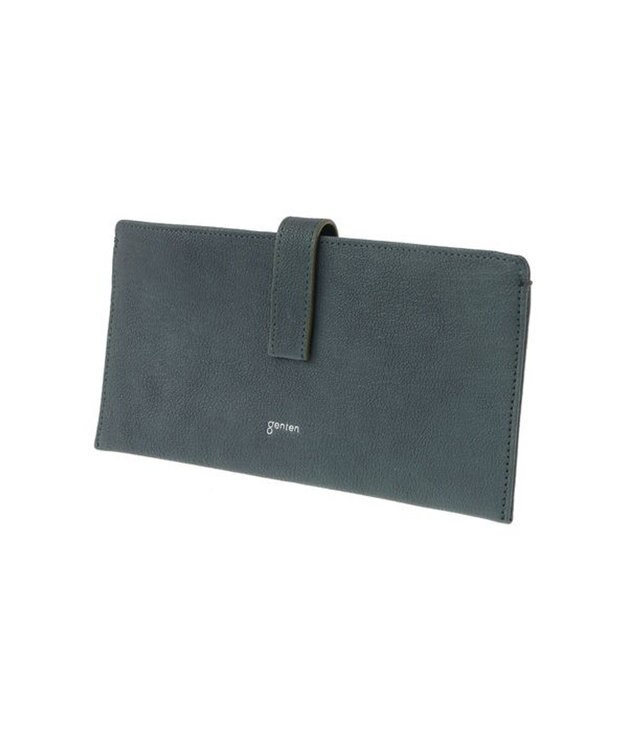 genten フレスコ 薄束入れ財布 グリーン