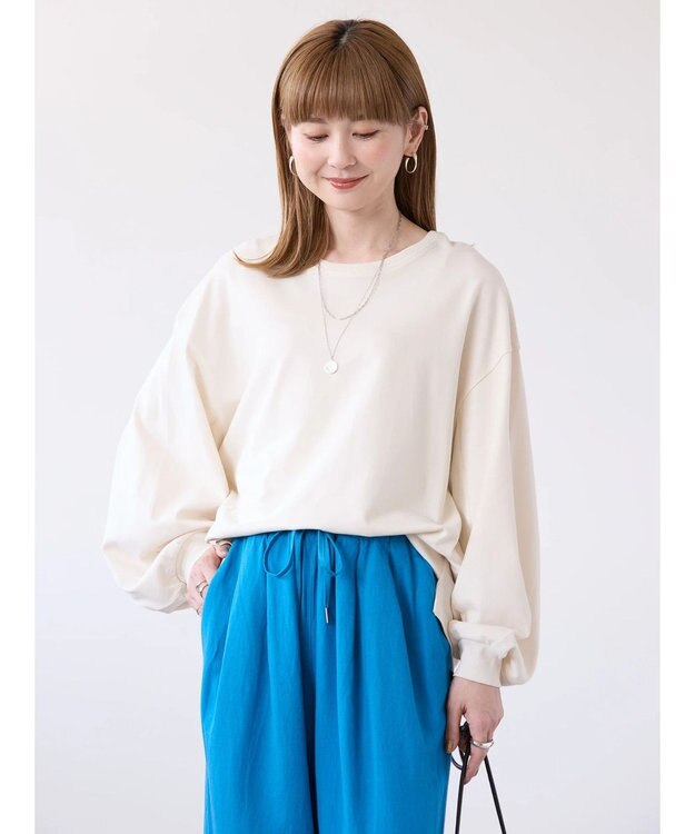 AMERICAN HOLIC 袖ボリュームカットプルオーバー Ivory