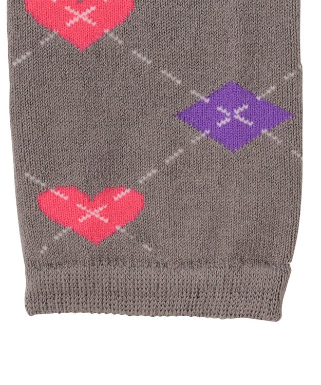 MIKI HOUSE HOT BISCUITS レギンス2枚セット 赤×ピンク