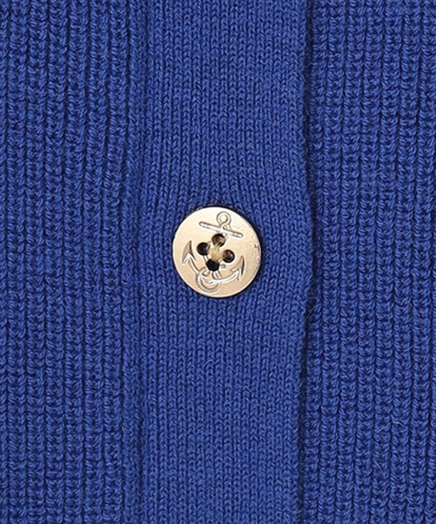 J.PRESS LADIES 【洗える】SEMI WORSTED ハイネック ニット ブルー系