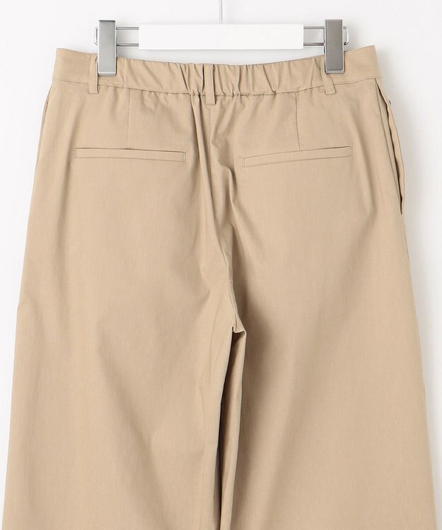 J.PRESS LADIES 【洗える・セットアップ対応】セルロースリネンストレッチ セミワイド パンツ ベージュ系