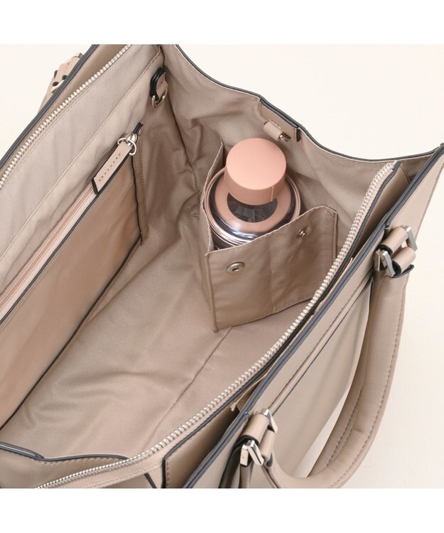 ACE BAGS & LUGGAGE W&.Day/Night マール ダブルハンドルトート A4ジャストサイズ 15301 ダブルアンドデイナイト グレージュ