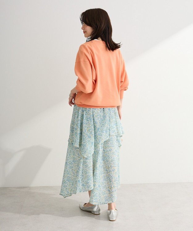 Green Parks ハーフＺｉｐ裏毛プルオーバー Orange