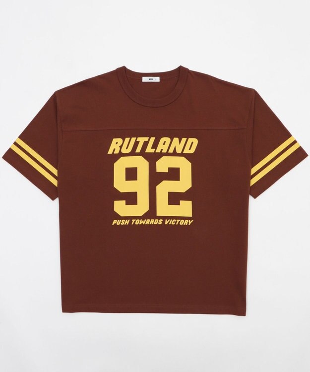 WEGO ヘビーウェイトナンバリングBIG　T（SS） ブラウン