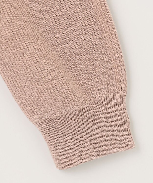 ANY パフスリーブリブニット ピンク