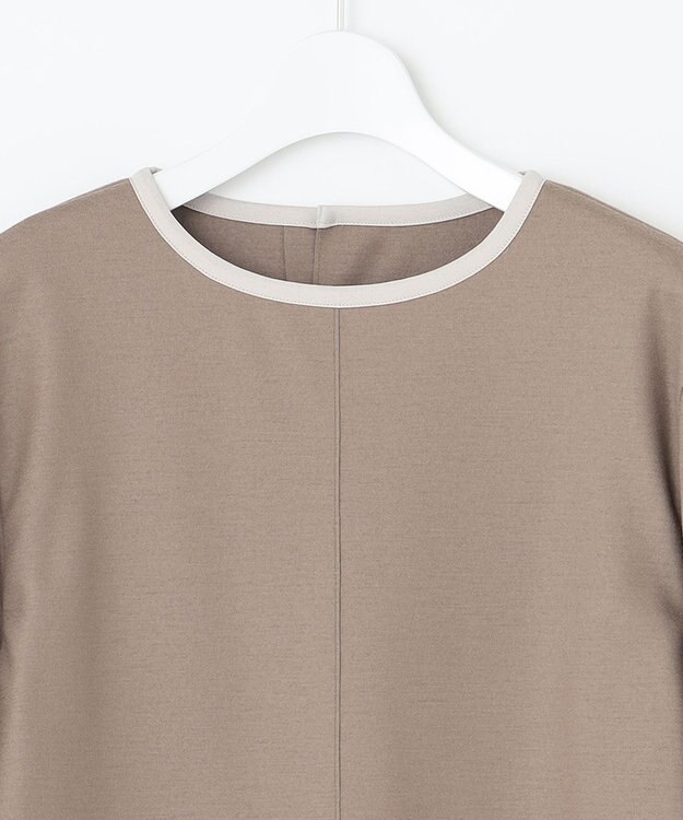 J.PRESS LADIES L 【イージーケア】ウールスムースジャージー カットソー ベージュ系