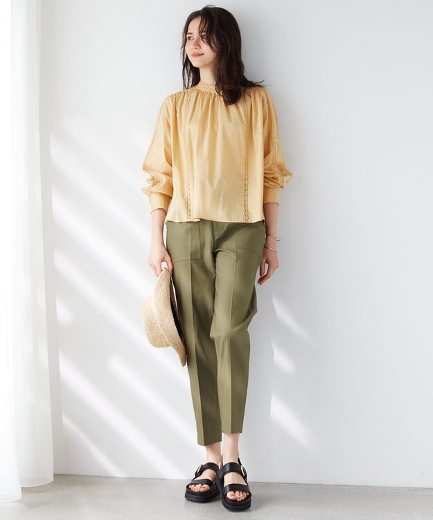 23区 バックル フッドベッド サンダル ブラック系