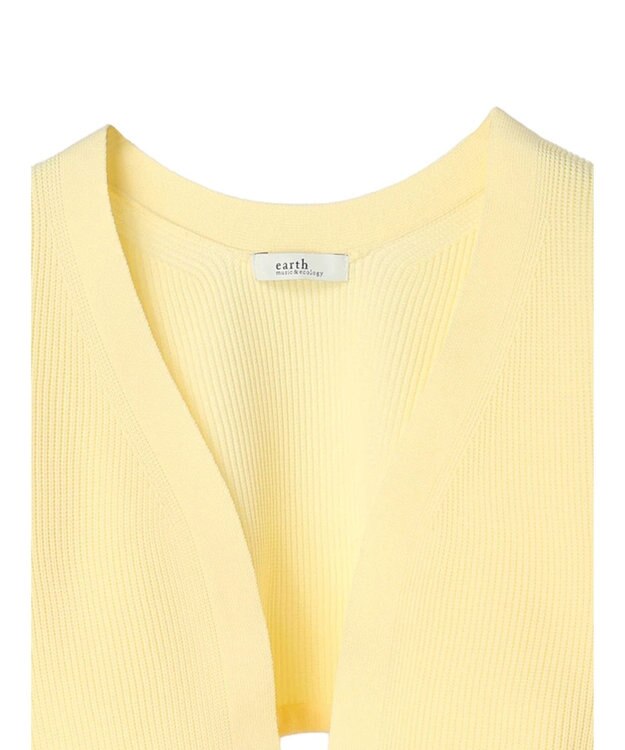 earth music&ecology バックリボンボレロ Light Yellow