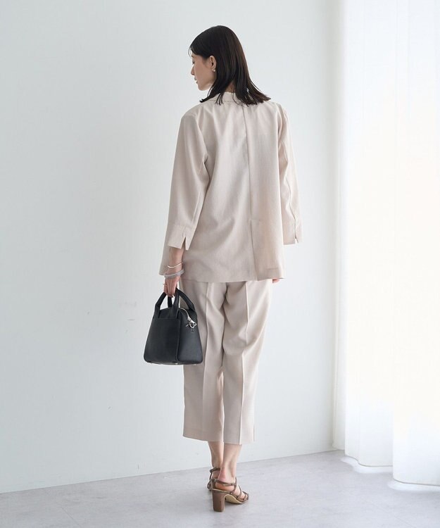 YECCA VECCA 【UVカット】サラサライージーテーパードパンツ Light Beige