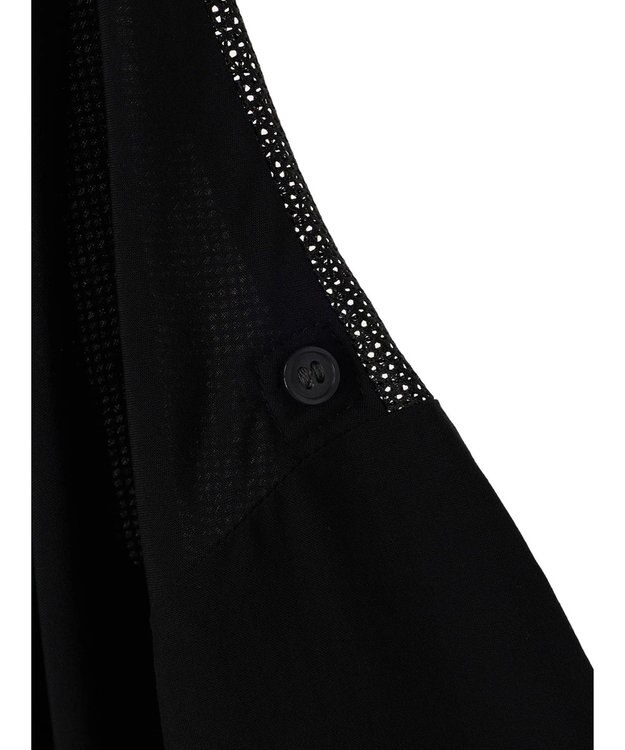 AMERICAN HOLIC サラックールメッシュ切替ワンピース Black