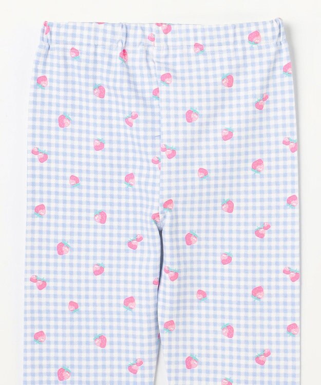 ANY KIDS 【Strawberry Collection】いちごレギンス サックスブルー