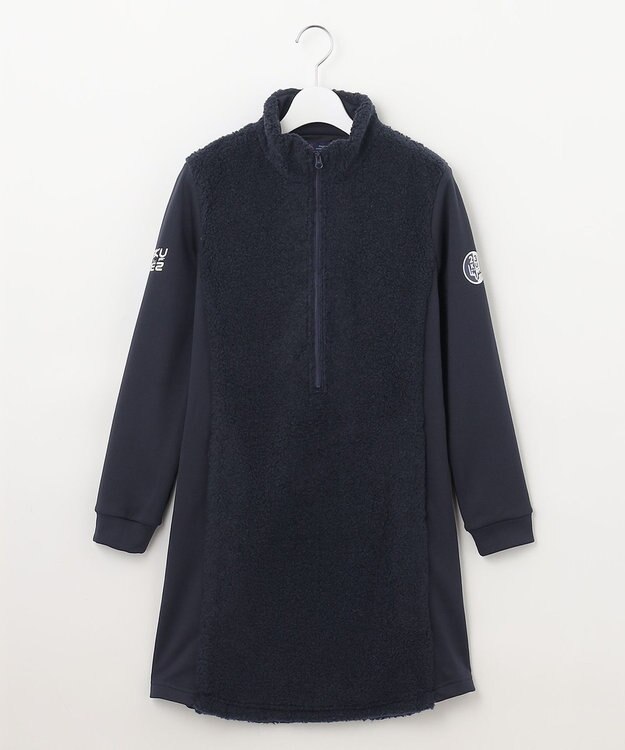 23区GOLF 【WOMEN】ボアワンピース ネイビー系