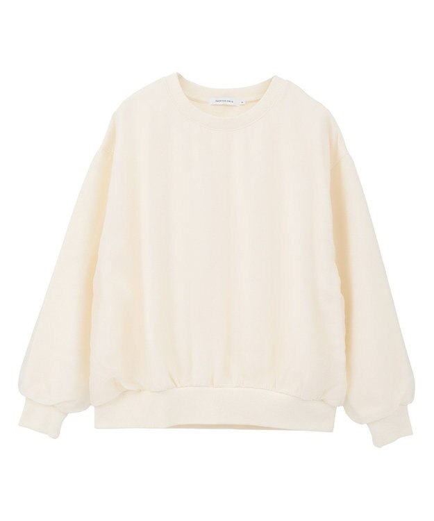 AMERICAN HOLIC オーガンジーレイヤードスウェットプルオーバー Ivory