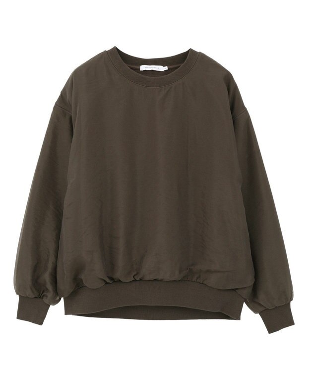 AMERICAN HOLIC オーガンジーレイヤードスウェットプルオーバー Brown