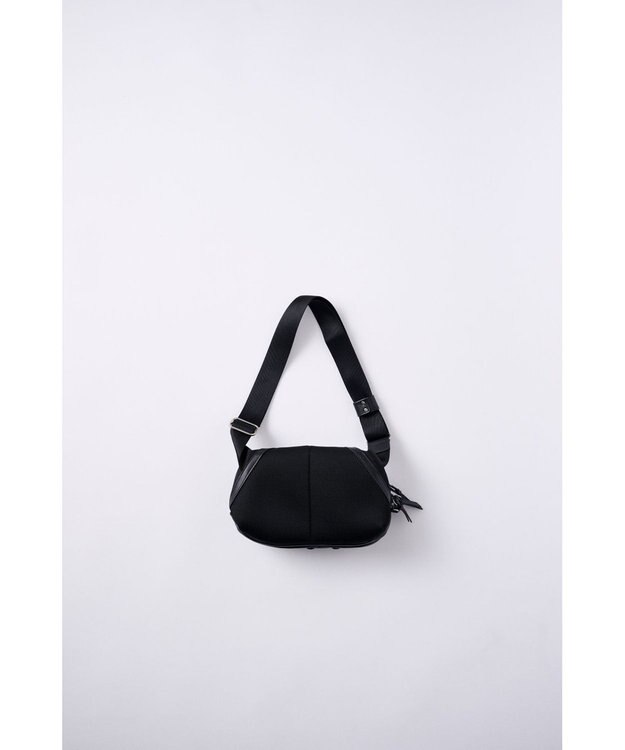 MIYABIYA 【撥水加工】篭目大柄エンボスボンディング2wayショルダー ブラック