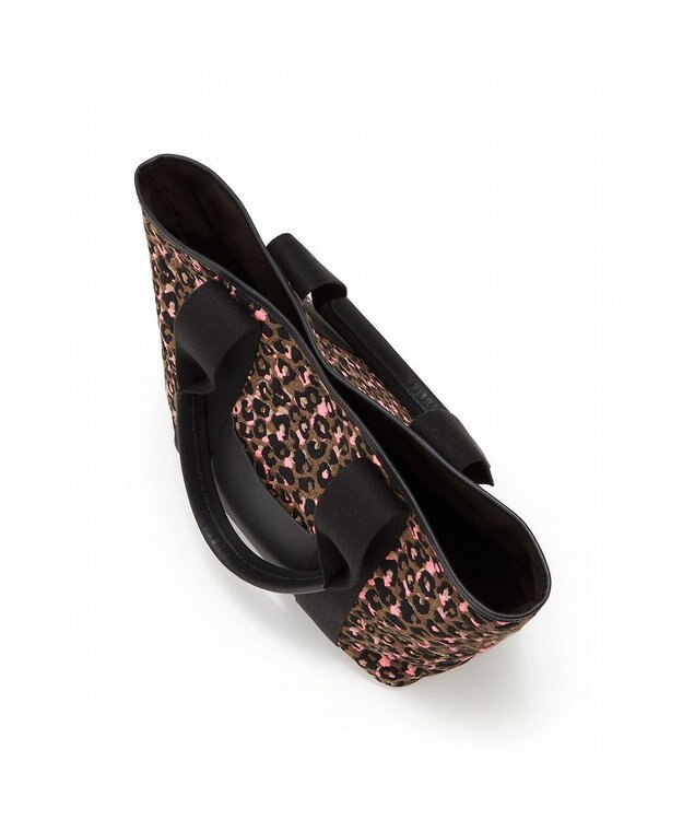 TOPKAPI 【TREASURE TOPKAPI】アニマルジャガード A4 トートバッグ ブラウン