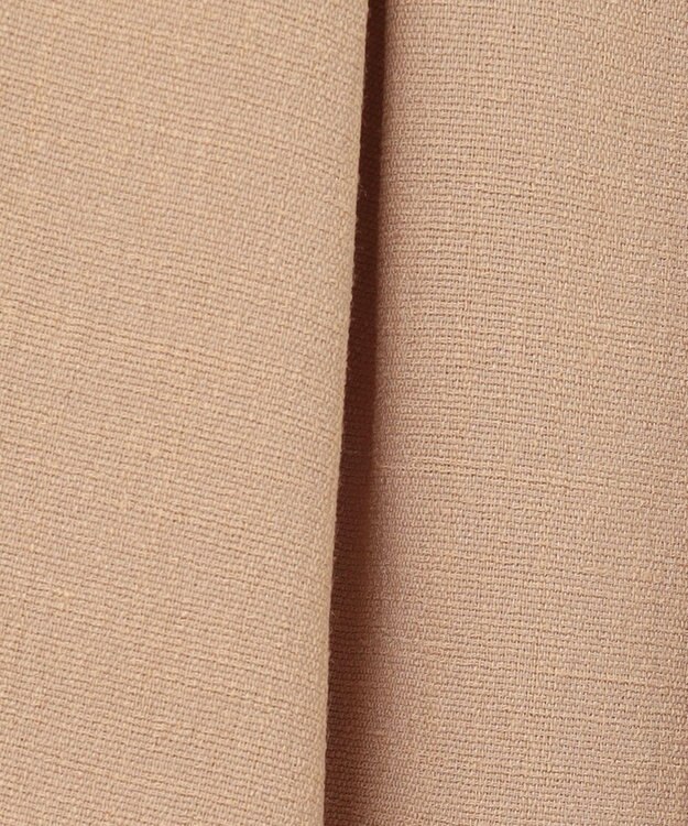 GRACE CONTINENTAL ストレッチスラブタックパンツ ベージュ