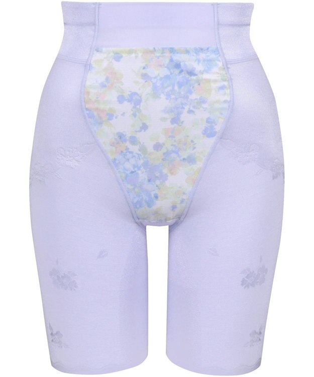 Wing ガードル 【ハミデンヌ】 ウエストのハミ肉すっきりカバー ロング丈 KQ2785 ウイング／ワコール ブルー