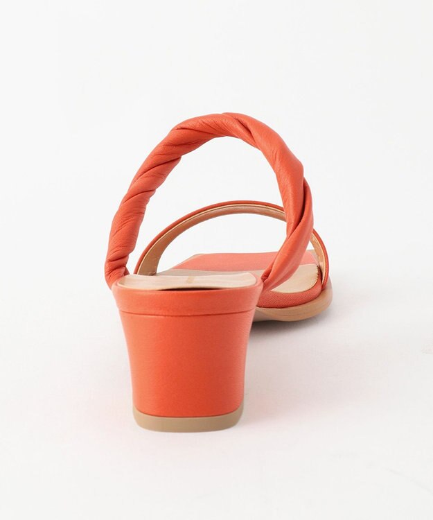 23区 【WEB限定】ツイスト ベルト サンダル オレンジ系