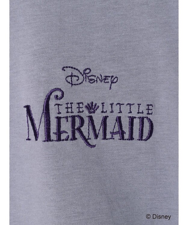 earth music&ecology リトル・マーメイド / プリントTee Charcoal Gray