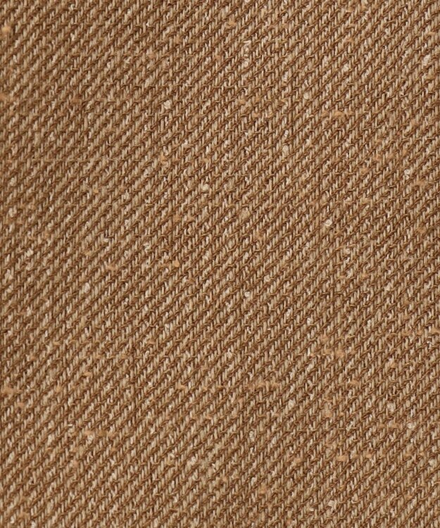 自由区 L シルクネップツイード スカート ダークキャメル