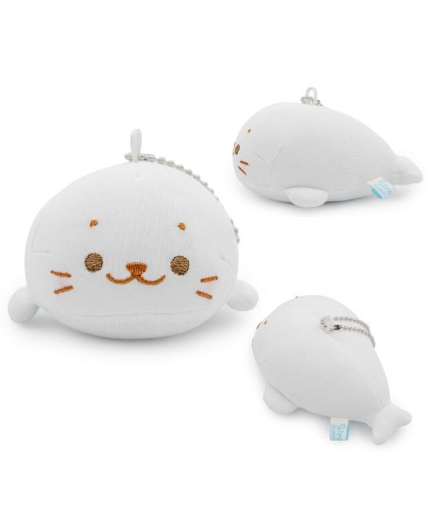 Mother garden しろたん クール キーホルダー 《白色》 単品 白色