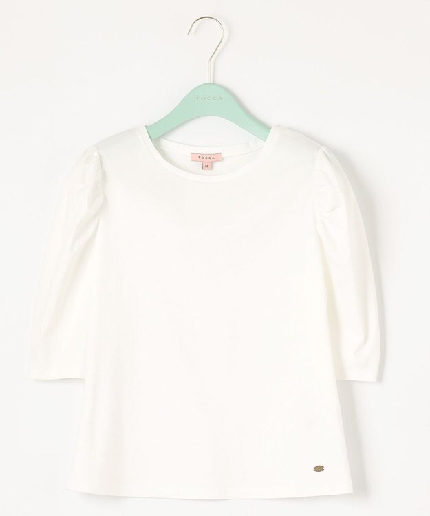 TOCCA 【洗える！】SOLEIL ボリューム袖トップス アイボリー系