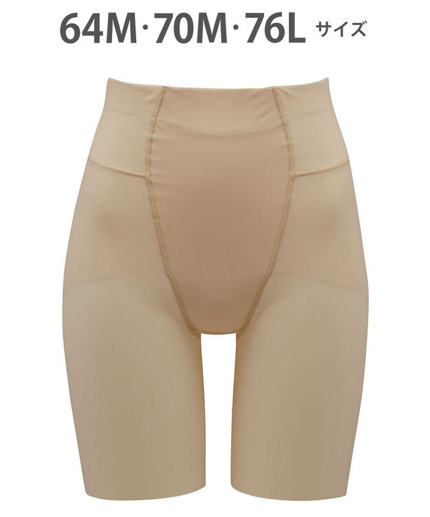 WACOAL ガードル ロング丈 キリッとしたウエストに スマートなヒップラインに ベタつきにくい レディース GFA155 /ワコール シェルベージュ