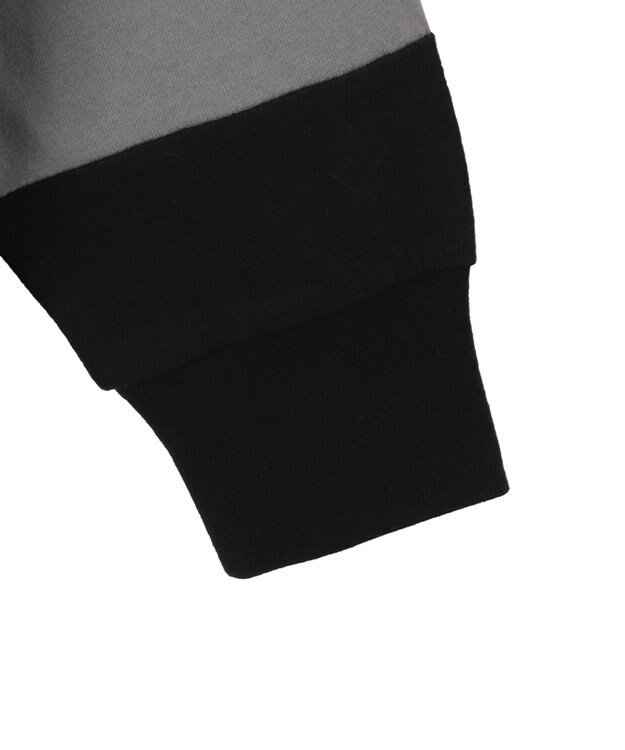 WEGO グラフィックラガーシャツ ブラック