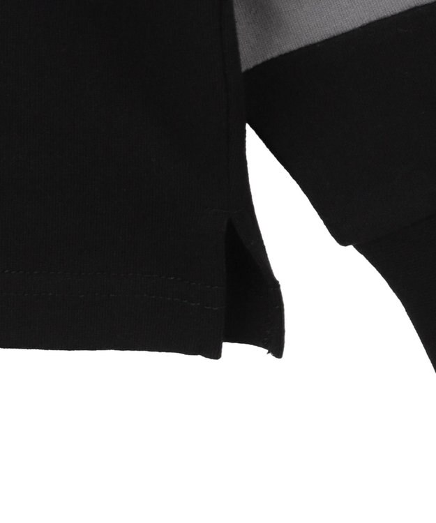 WEGO グラフィックラガーシャツ ブラック