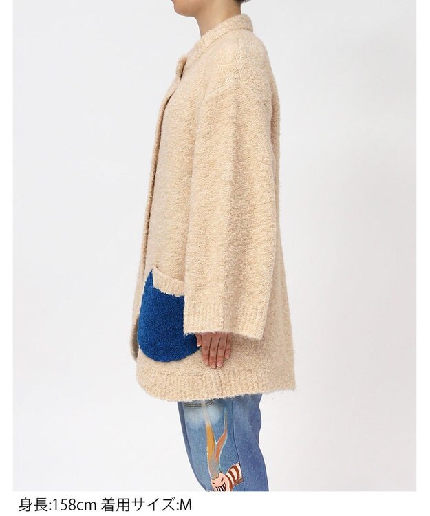tsumori chisato SLEEP ツモリチサト カーディガン あったか 長袖 9分袖 ルームウェア レディース UTW556 /ワコール ベージュ