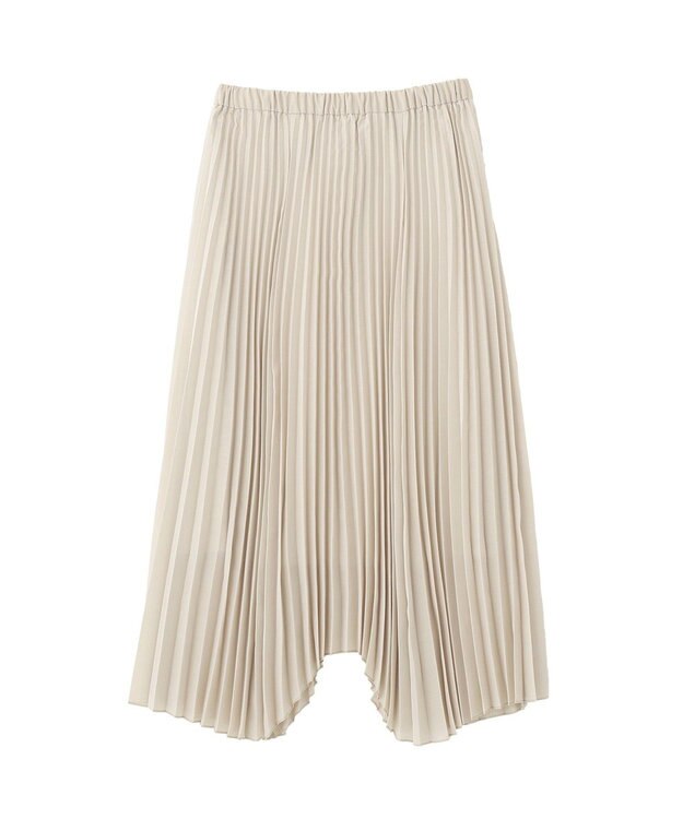 AMERICAN HOLIC 【選べる丈】シアープリーツスカート Light Beige