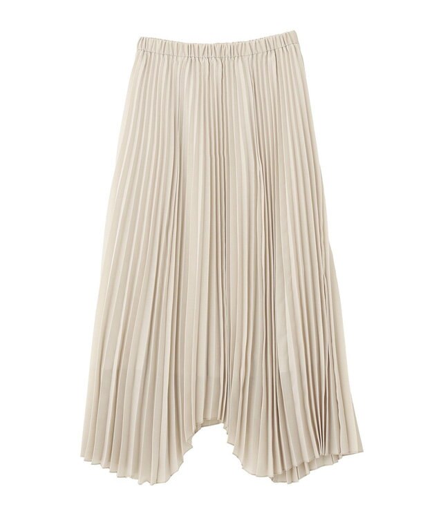 AMERICAN HOLIC 【選べる丈】シアープリーツスカート Light Beige