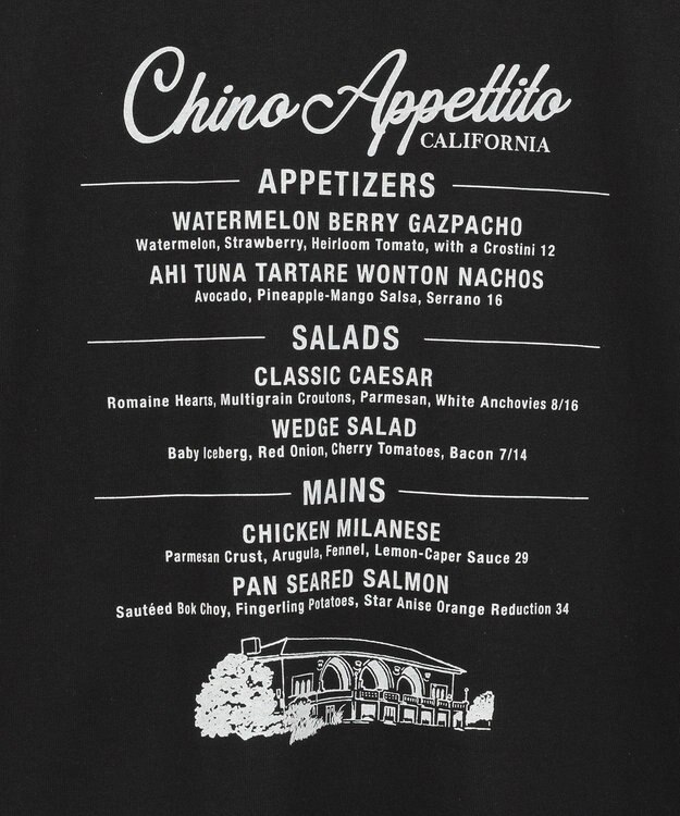 AMERICAN HOLIC ワントーンロゴプリントTシャツ Black