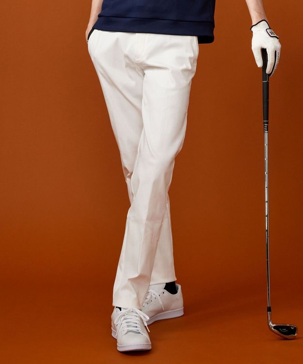 23区GOLF 迷ったらこれ！【MEN】ハイパワーストレッチ ベーシックパンツ ホワイト系