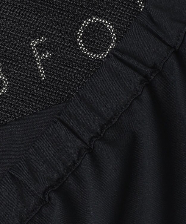 23区GOLF 【23Fondation/WOMEN】フロントロゴ モックネックプルオーバー ブラック系