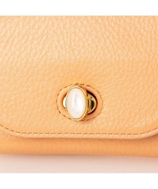 UNBILLION ペルケ perche / ジェムストーンヒネリミニ財布 オレンジ