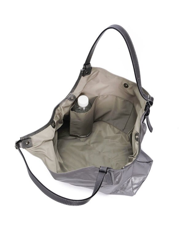 PELLE BORSA 変形A4トートバッグ Alive アライブ 4447 ガンメタ