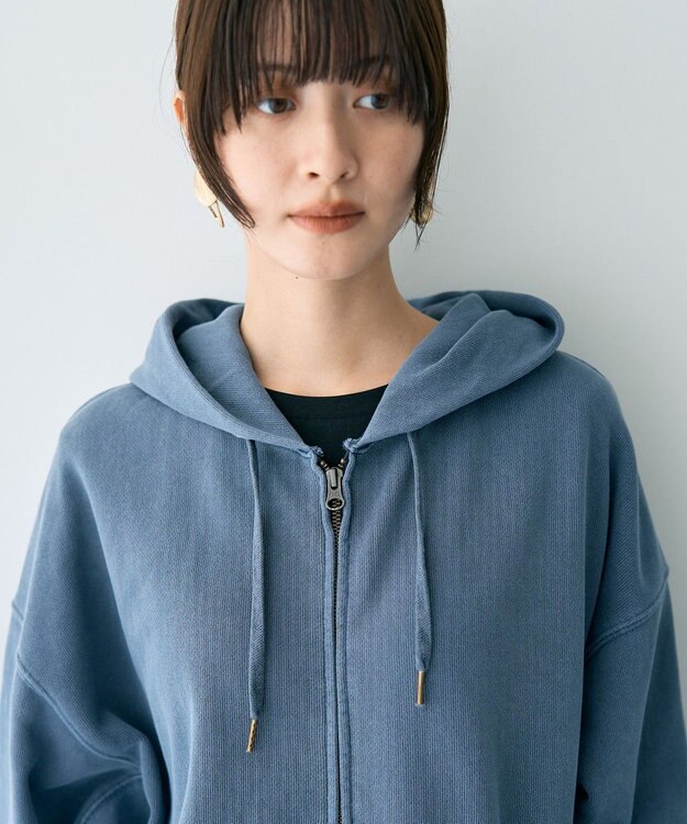 YECCA VECCA 【STAR＆STRIPE】ZIPフーディ Navy