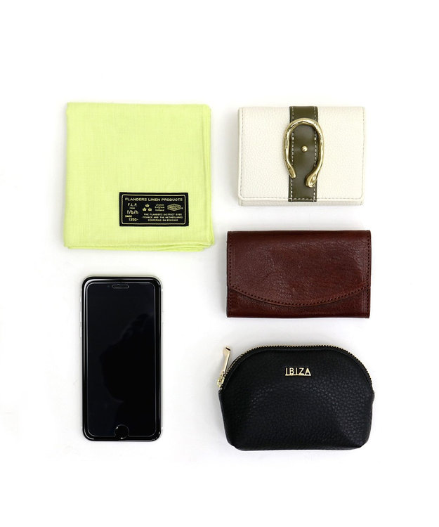 IBIZA シウダード　ナイロンショルダーバッグ ライトグレー