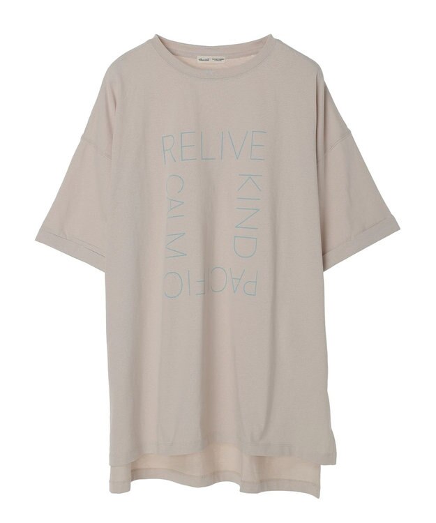 CRAFT STANDARD BOUTIQUE シルケット天竺　スクエアＰＴ　ＢＩＧ　Ｔｅｅ　Ｓ／Ｓ Gray Beige