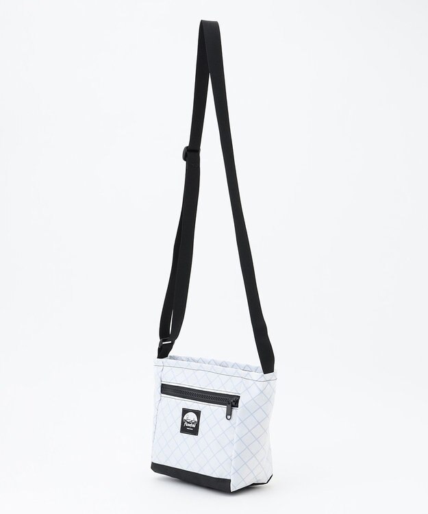 JOSEPH ABBOUD MOUNTAIN 【リサイクル素材・ハンドメイド生産】flowfold - Odyssey Crossebody 3L ショルダーバッグ ホワイト系