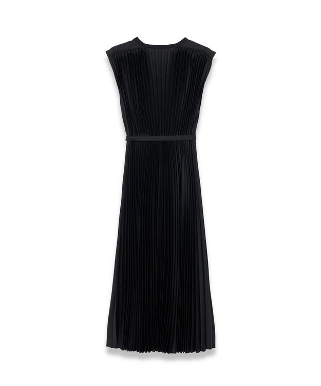 JOSEPH ニットウィーブプリッセ　ドレス Black