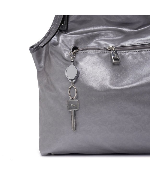 PELLE BORSA 変形A4トートバッグ Alive アライブ 4447 ガンメタ