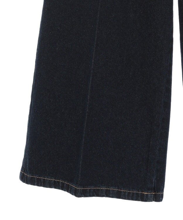 earth music&ecology フロントＺＩＰバックレースアップデニム Indigo