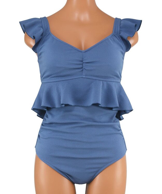 San-ai Resort（三愛水着楽園） 【SALE】【ナチュラルシェイプスイム　ライト】ノンワイヤービキニ　9M・11L　【San-ai Resort（サンアイリゾート）】 ブルー