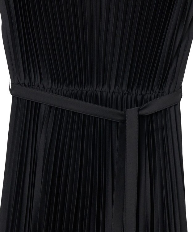 JOSEPH ニットウィーブプリッセ　ドレス Black