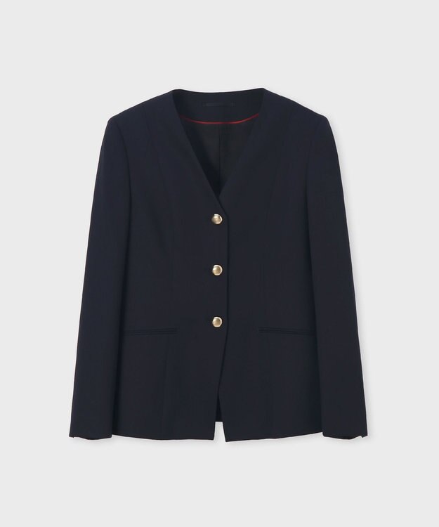 Paul Smith トラベル ノーカラー ジャケット ネイビー