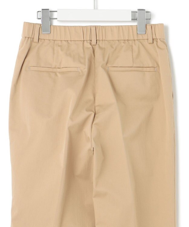 23区 【洗える】コットンナイロンサテンストレッチ パンツ ベージュ系