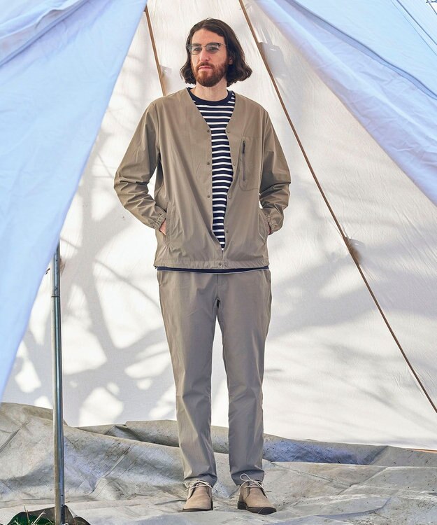 SHARE PARK MENS 【UNISEX】撥水加工 フレックスコンフィスラックス カーキ